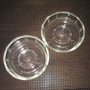 Vintage GlasBake Little Princess Mini Glass Bundt Baker Set